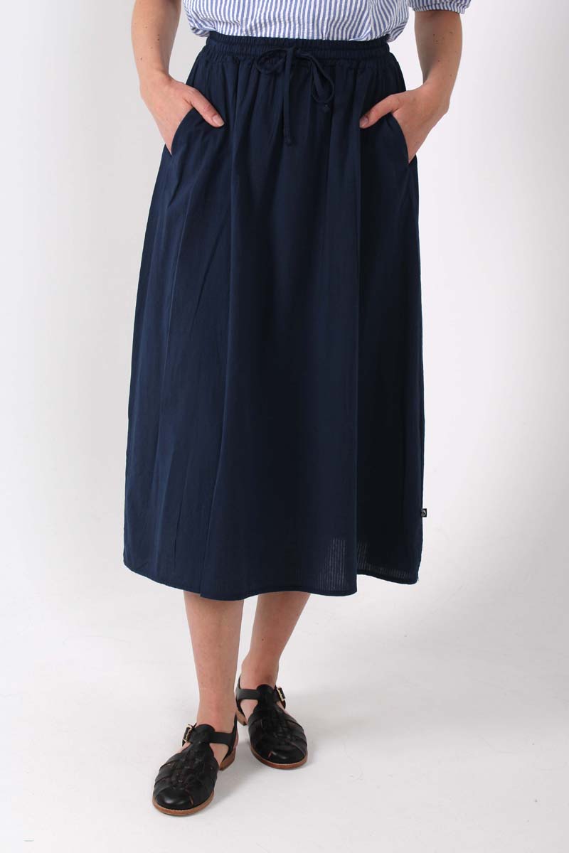 Danespresso Seersucker Skirt Dk Navy