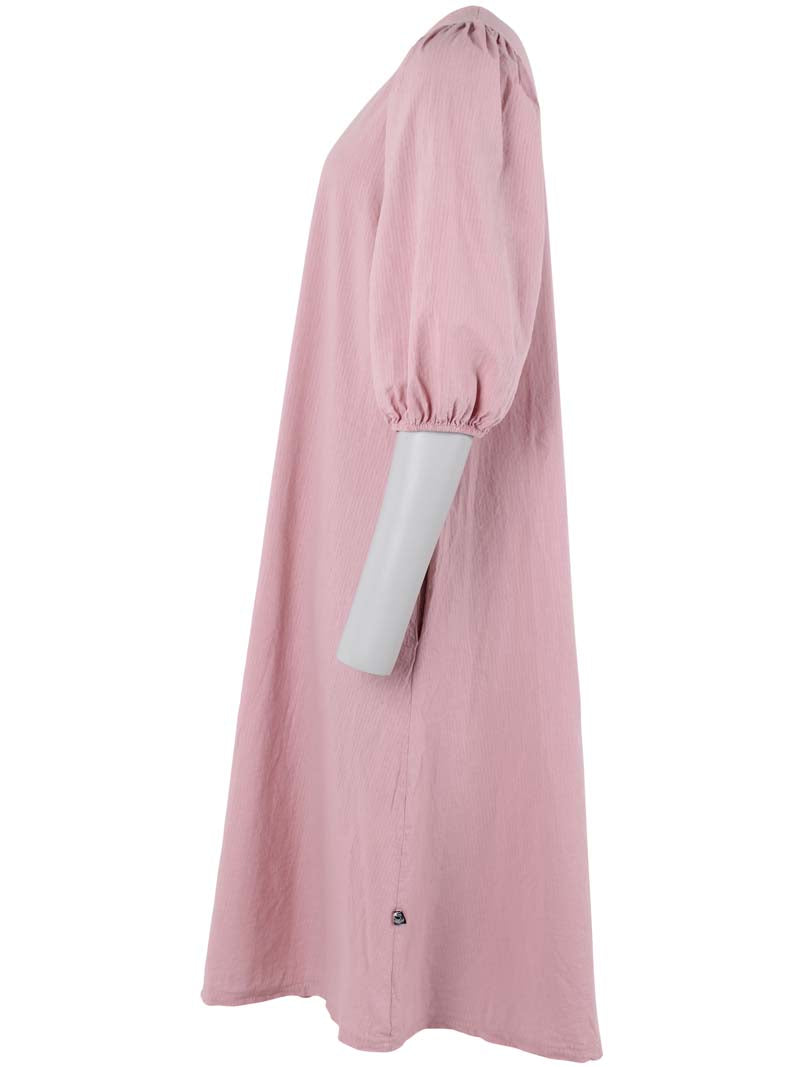 Daniris Seersucker Dress Cold Rose