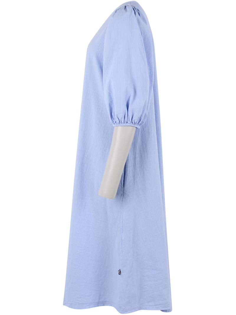 Daniris Seersucker Dress Ice Blue