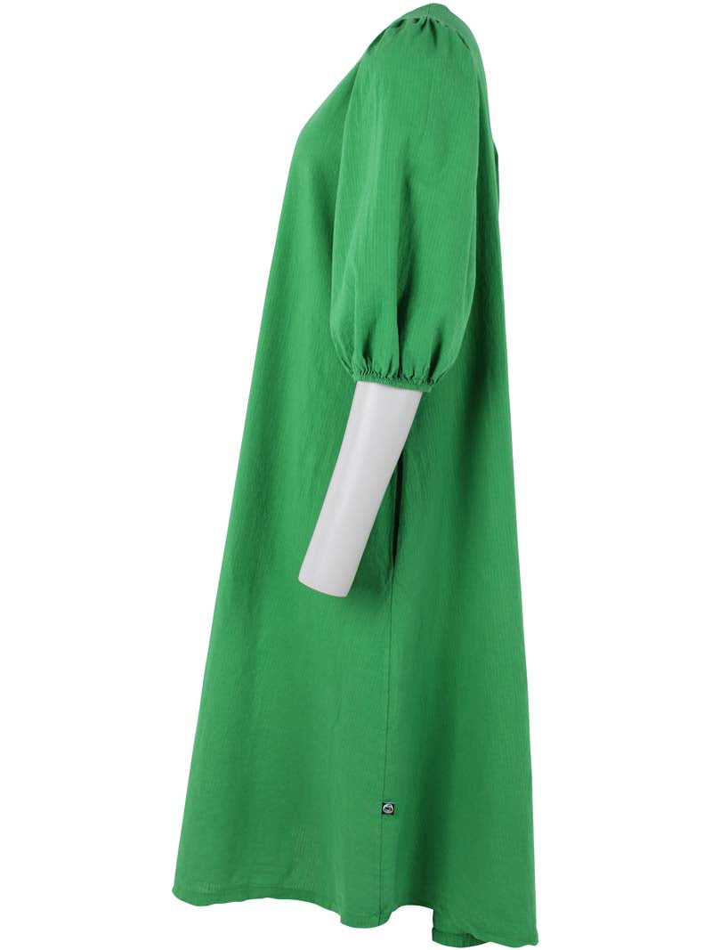Daniris Seersucker Dress Green