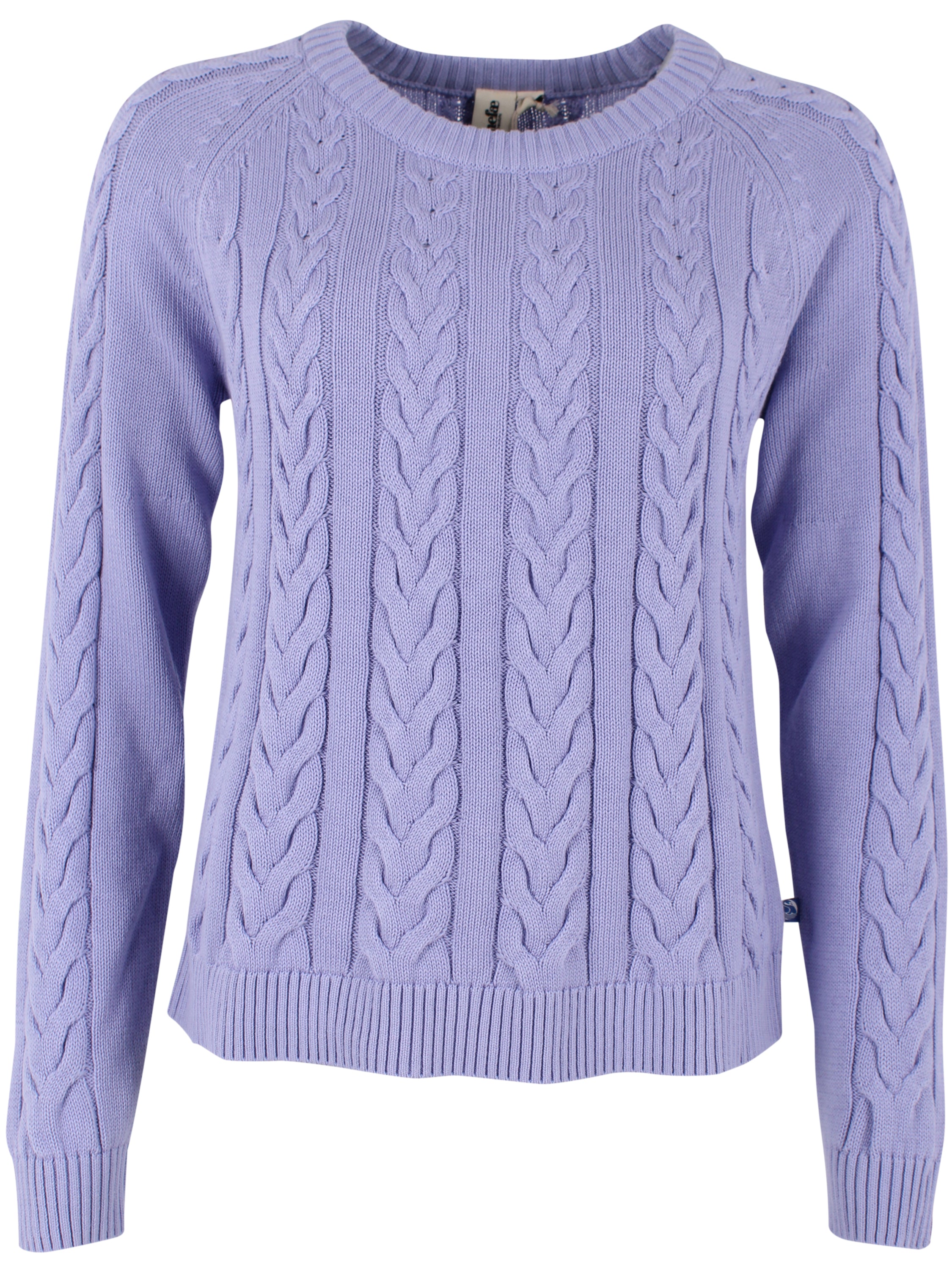 Danetwister Cable Sweater Purple