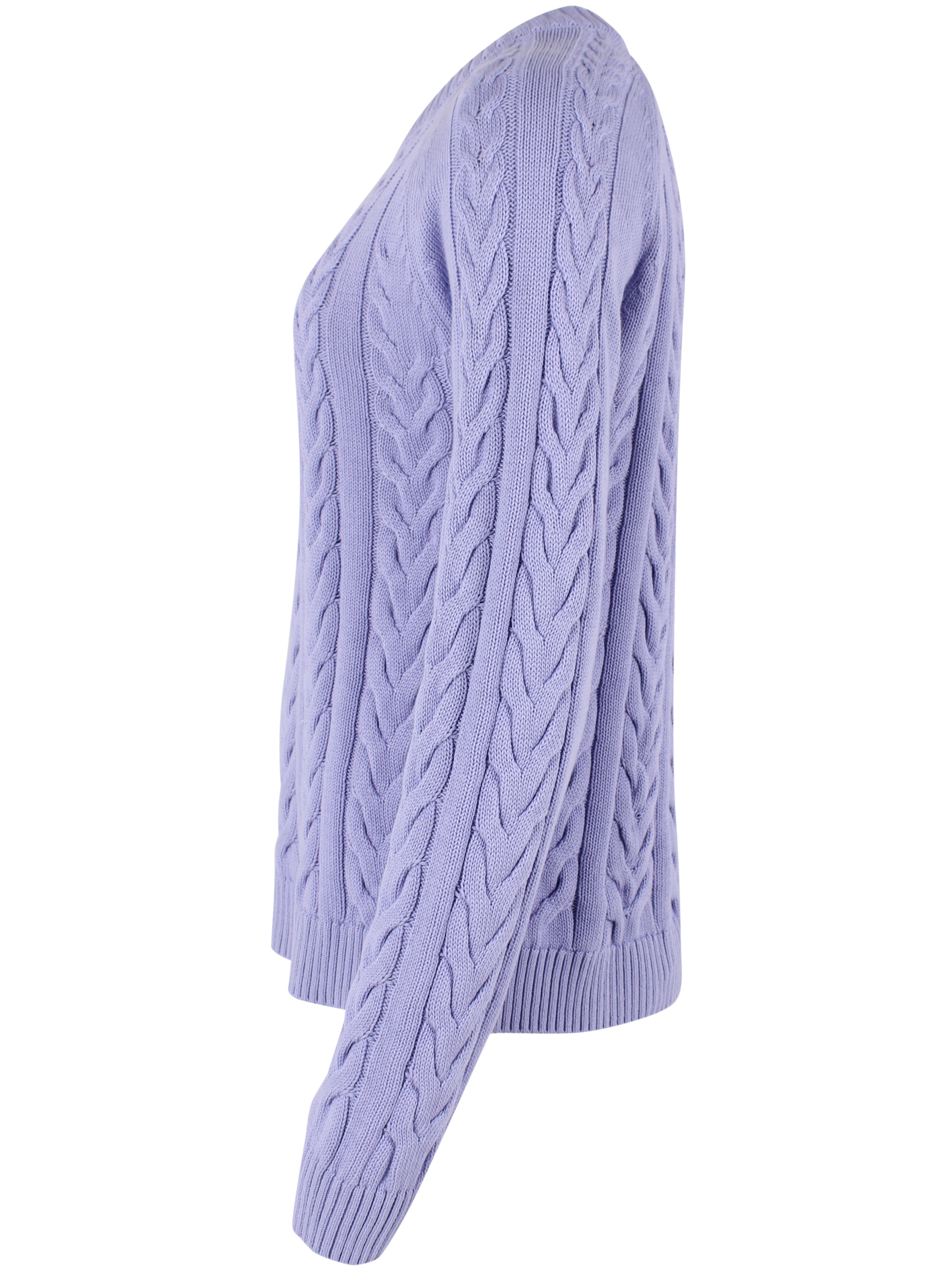 Danetwister Cable Sweater Purple
