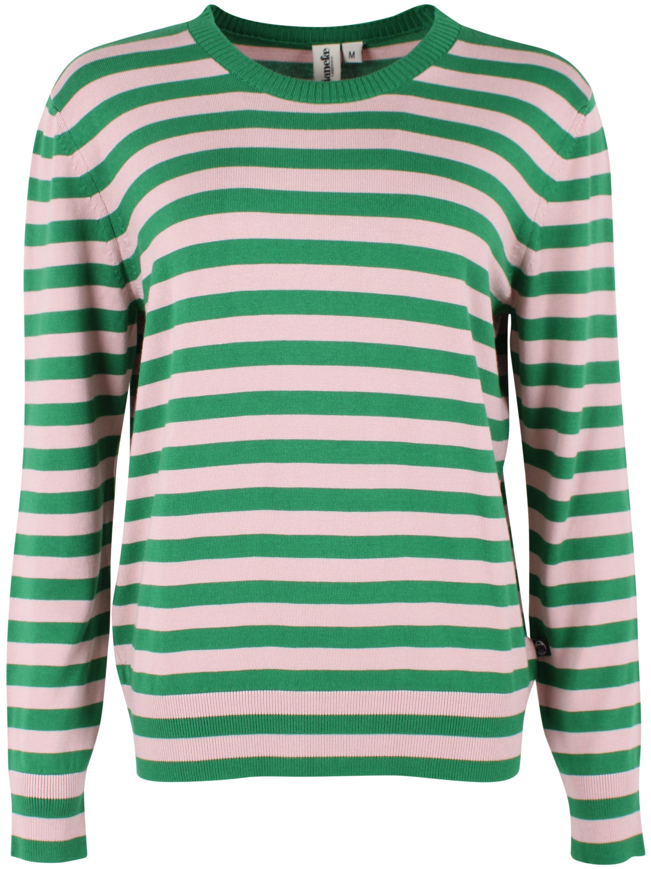 Danedinner Viscose Sweater Green/Rose Beige