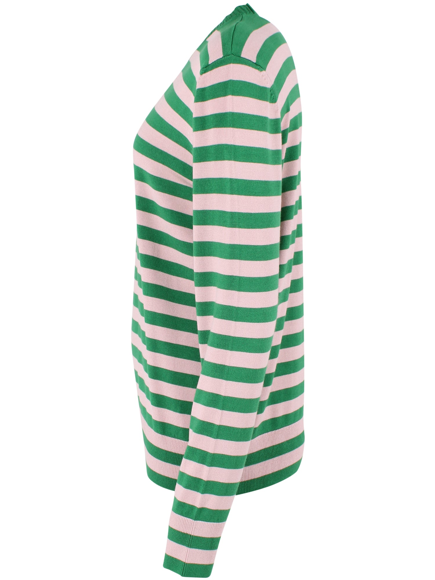 Danedinner Viscose Sweater Green/Rose Beige