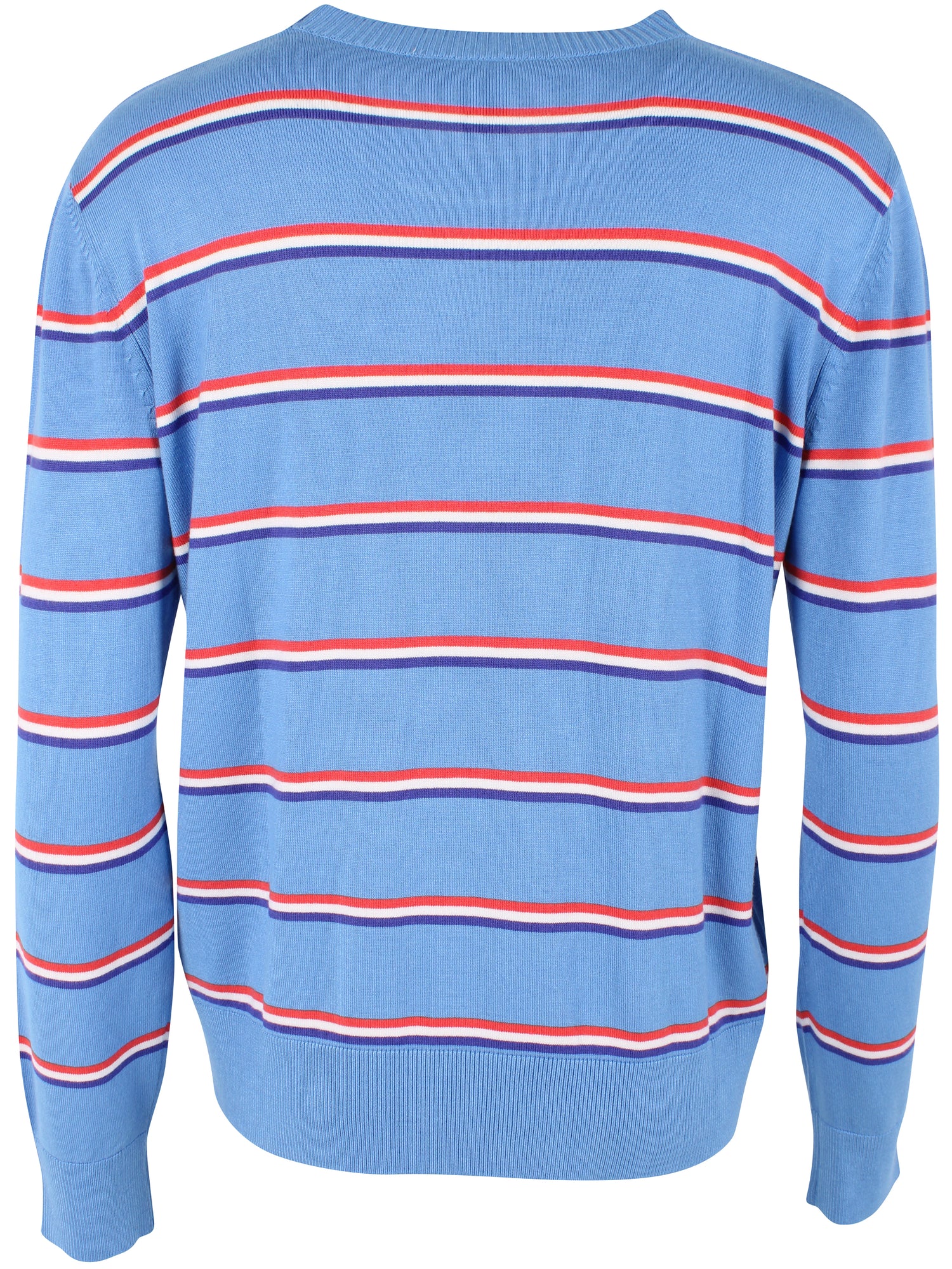 Danedinner Viscose Sweater Waterblue TRIOSTRIPE