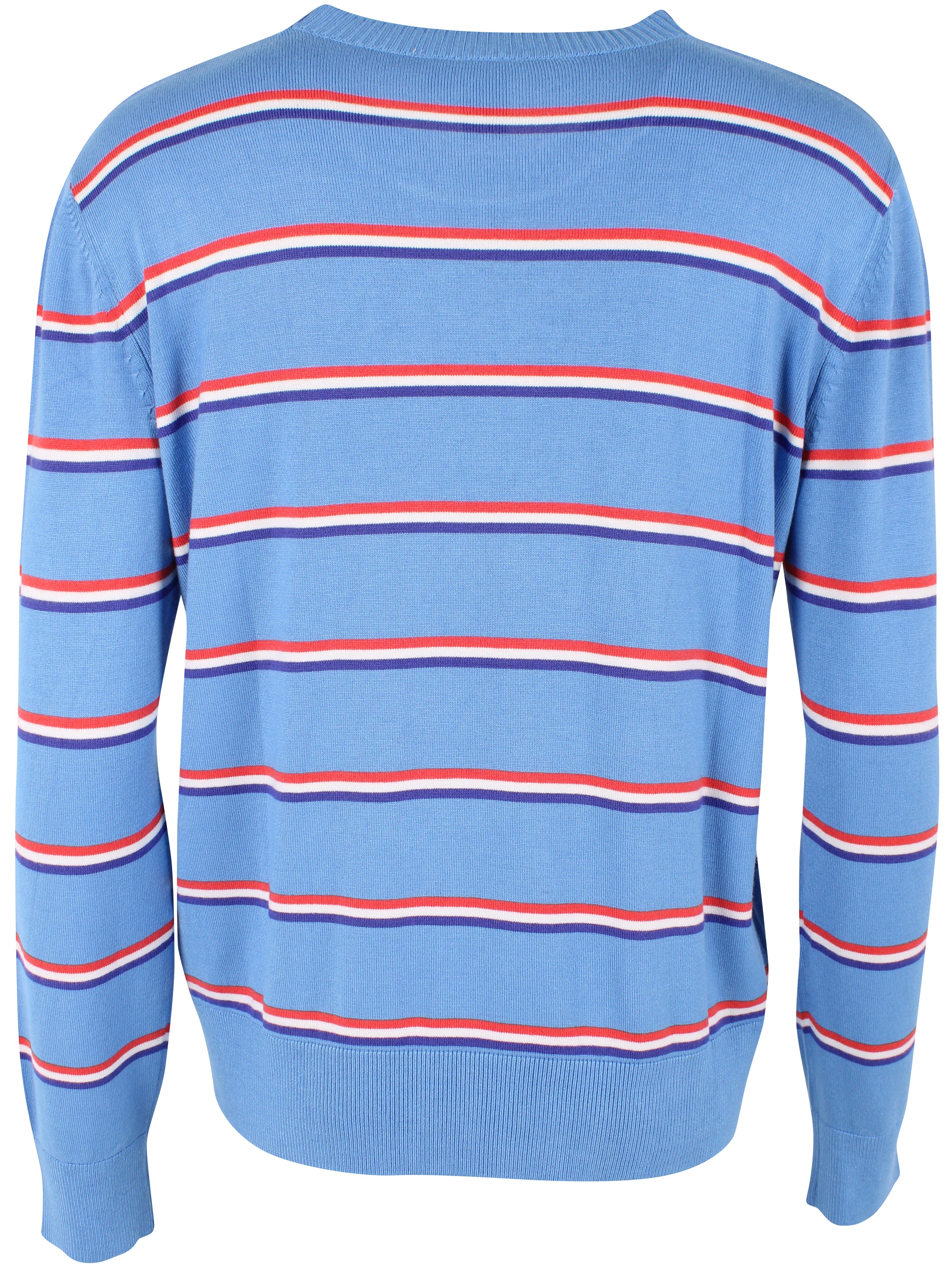 Danedinner Viscose Sweater Waterblue TRIOSTRIPE