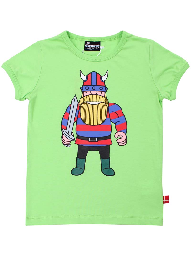 t-shirt til børn med viking