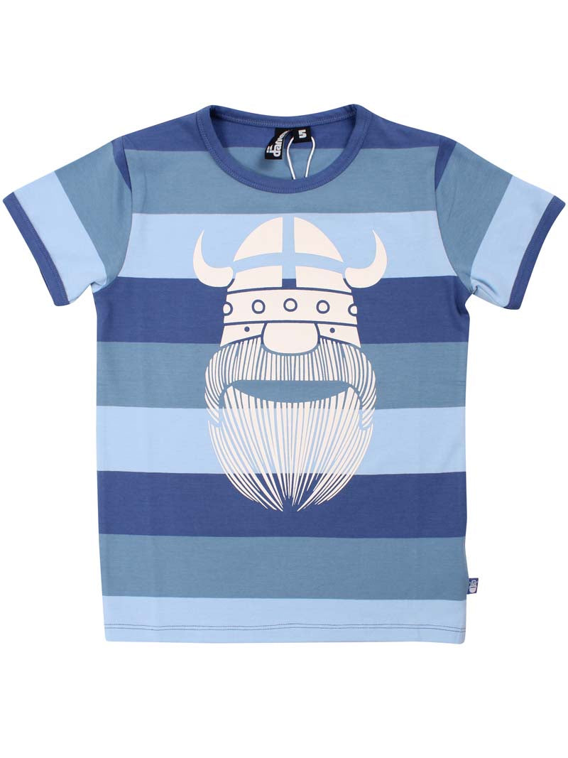 T-shirt med viking til børn