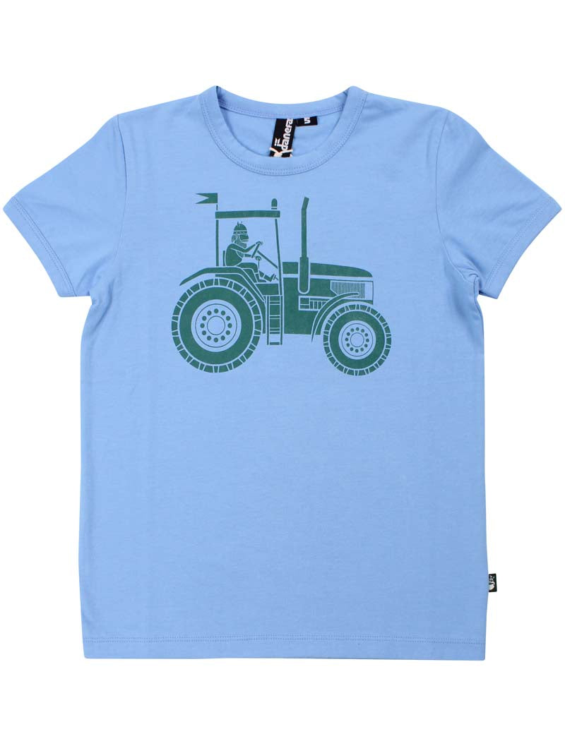 t-shirt til børn med viking og traktor
