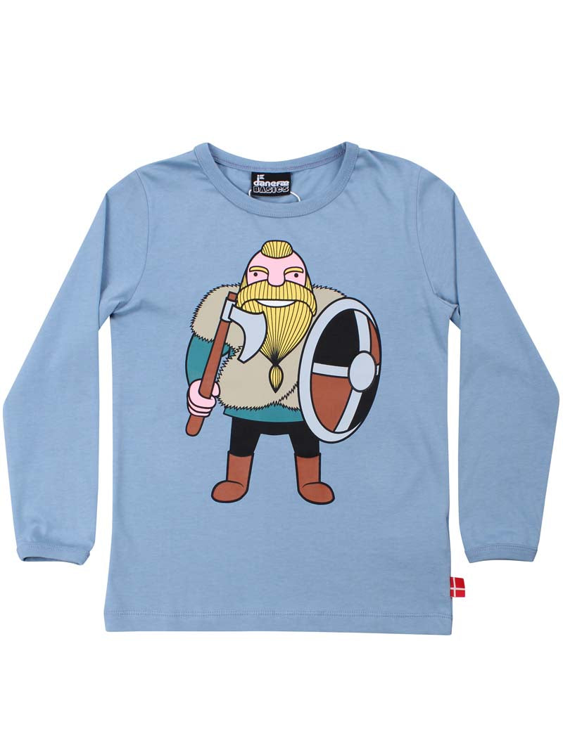 Bluse til børn med viking