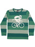 Bluse til børn med cyklende viking