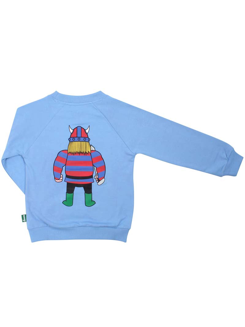 Sweater til børn med viking