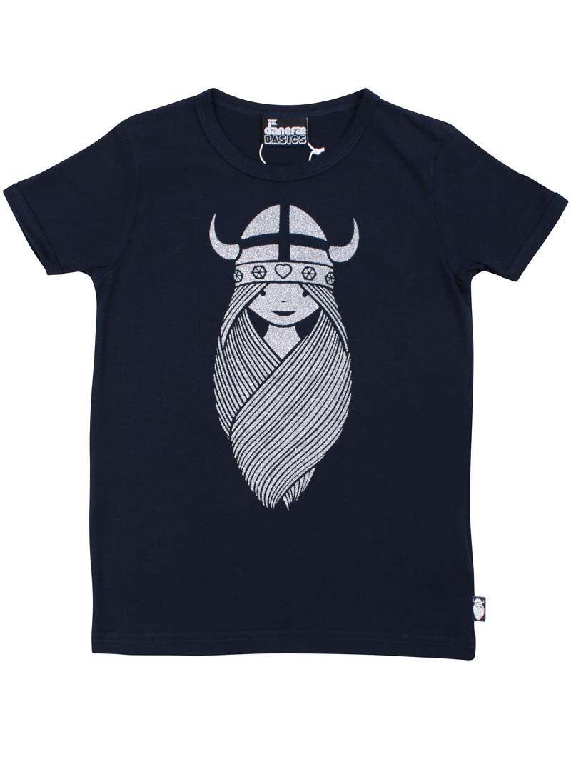 Danebasic SS Dk Navy FREJA ( GLITTER )