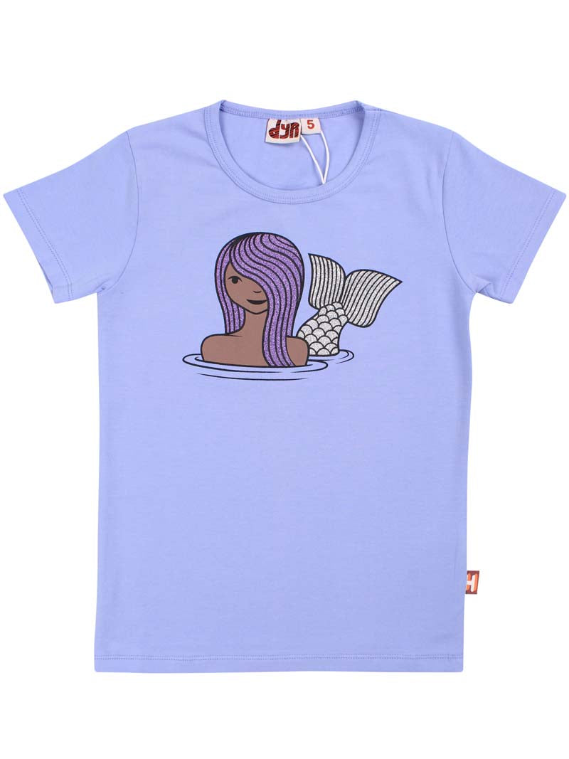 T-shirt til børn med havfrue