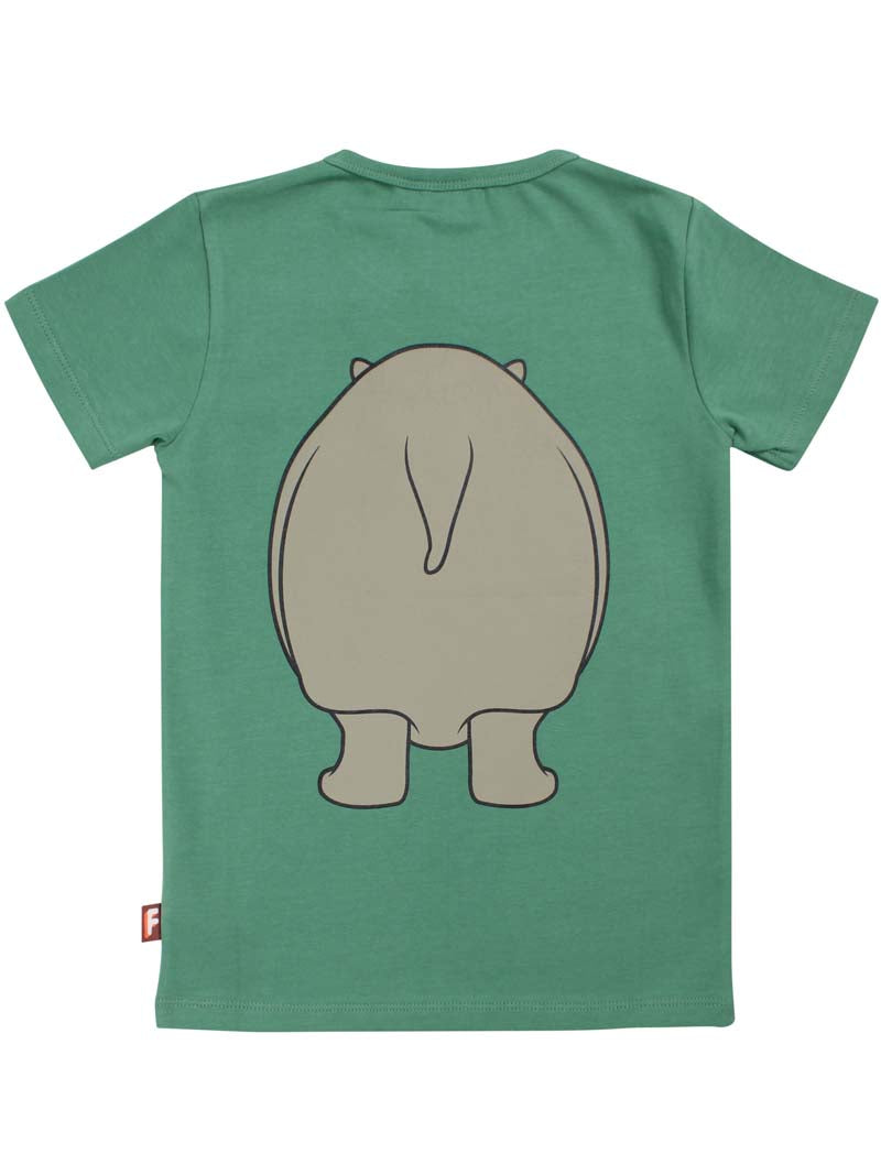 Børne t-shirt med flodhest