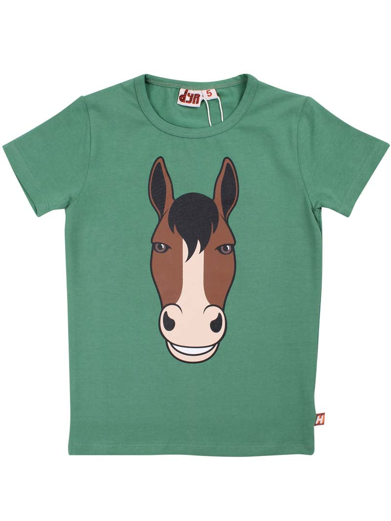 Børne t-shirt med hest