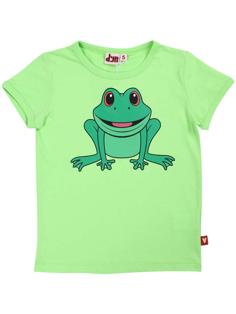 T-shirt til børn med glad frø