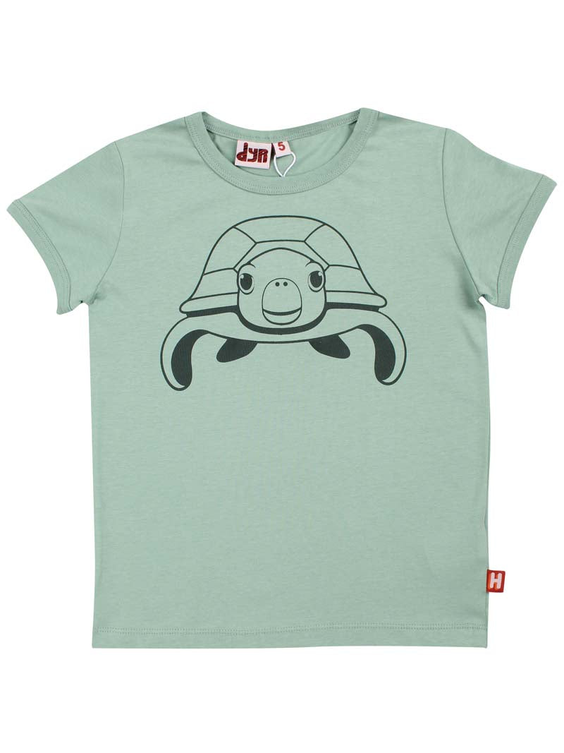 T-shirt til børn med en havskilpadde