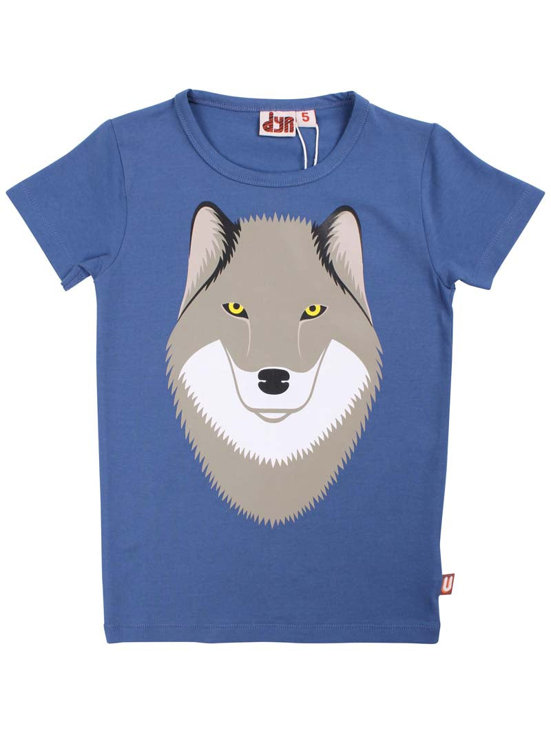 t-shirt til børn med ulv