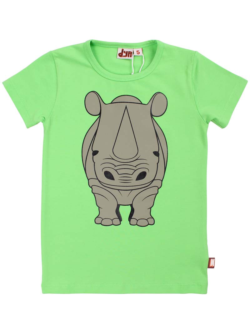 T-shirt til børn med næsehorn