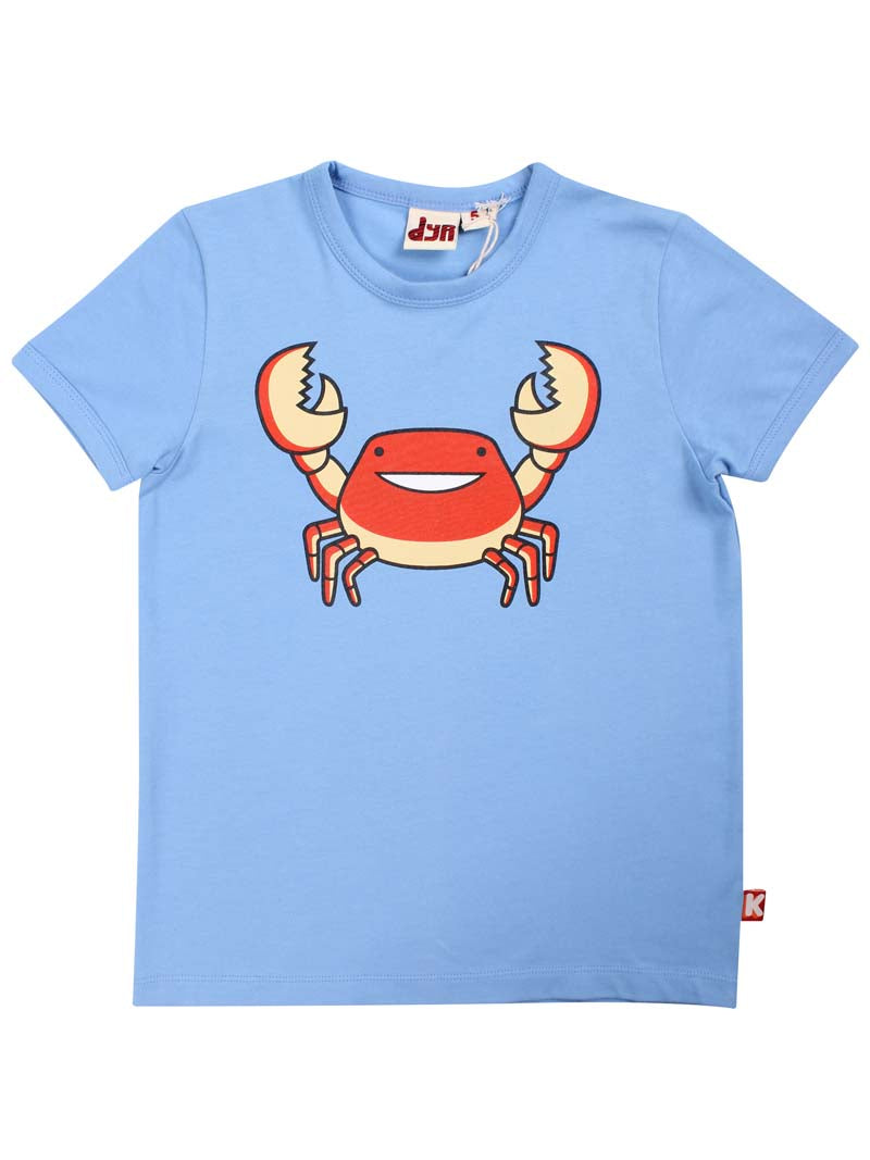 Børne t-shirt med krabbe
