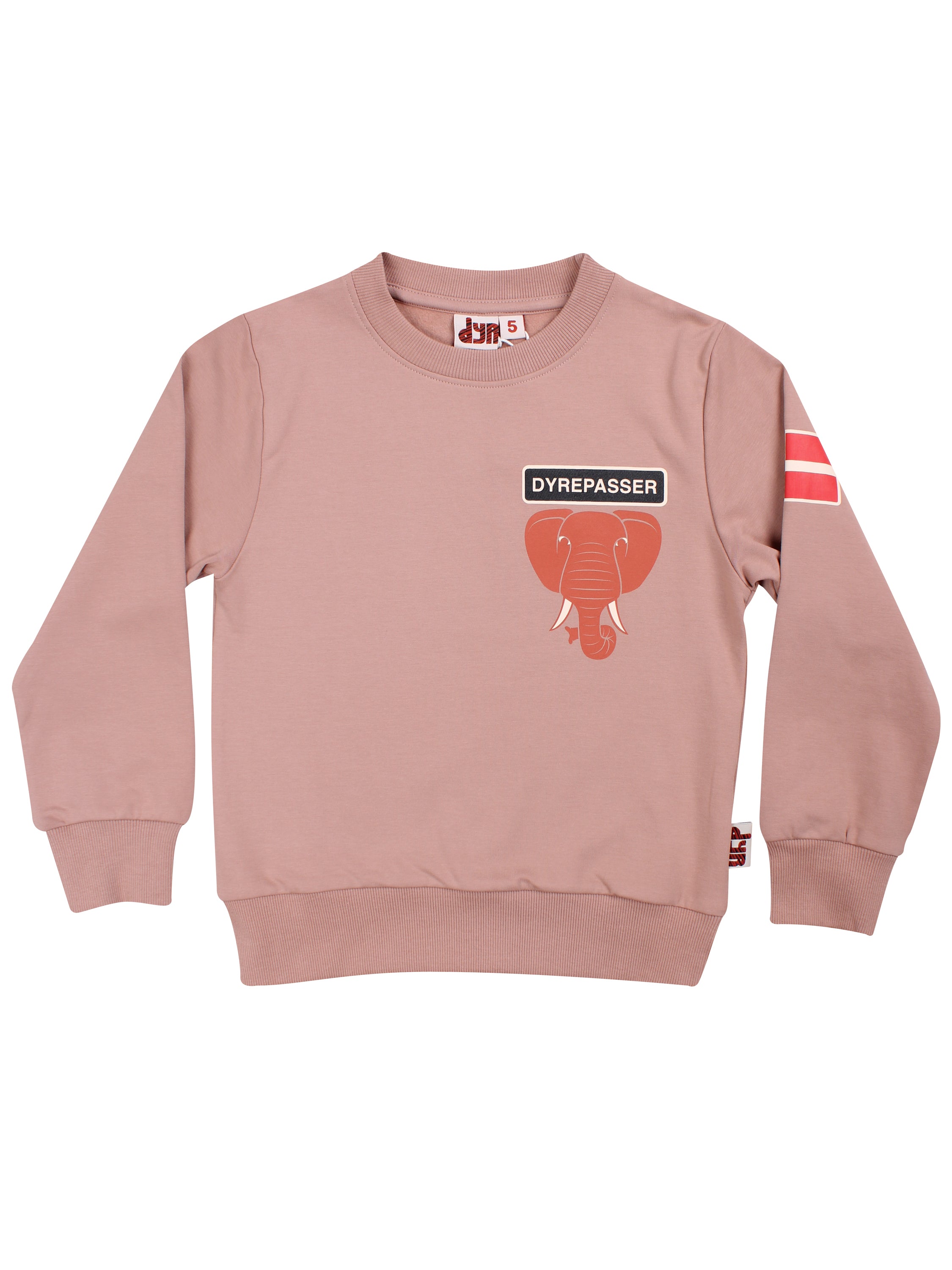 Dyrepasser Sweat Rose Beige ELEFANT