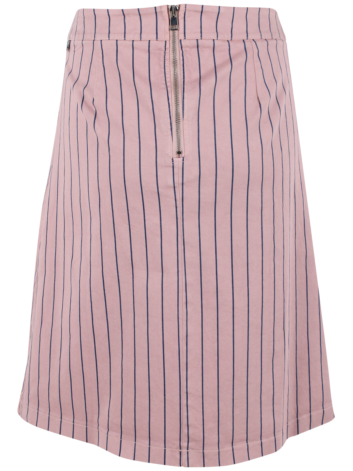 Danekage Stretch Canvas Skirt Light Rose/Dk Navy