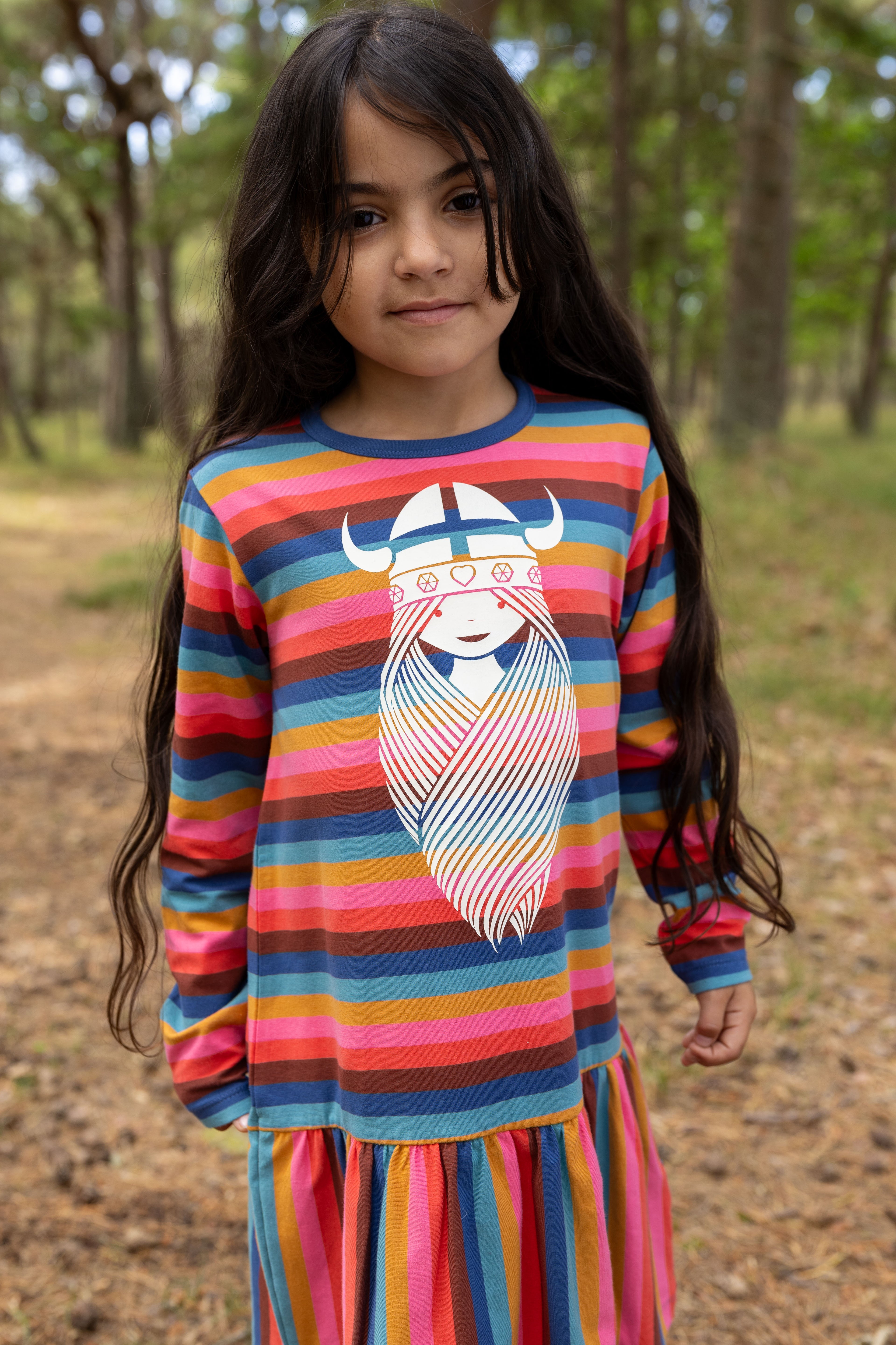 Daneseahorse Cotton Dress Borealis FREJA