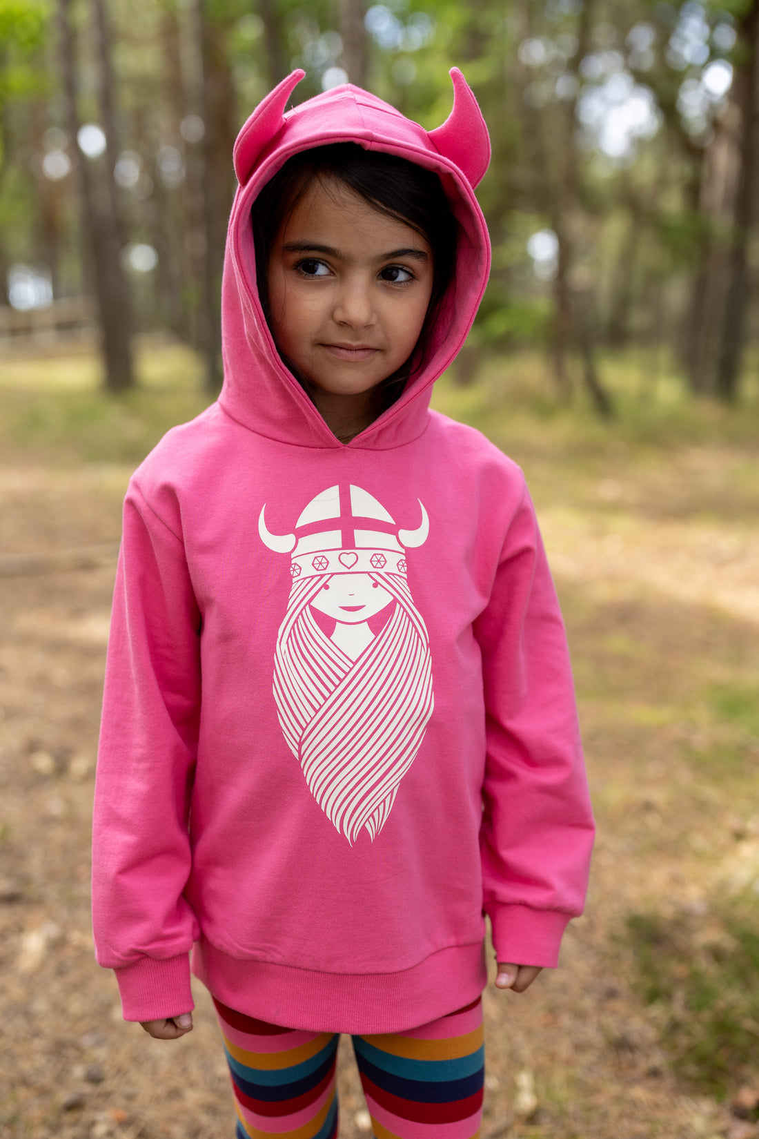 Danewarrior Hoodie Spicy Pink FREJA
