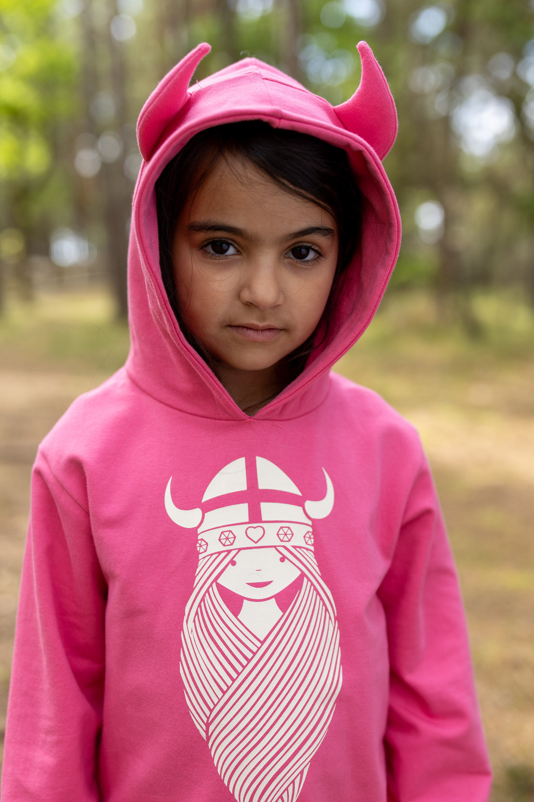 Danewarrior Hoodie Spicy Pink FREJA