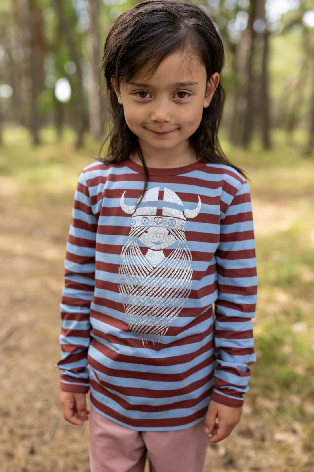 bluse til børn med viking