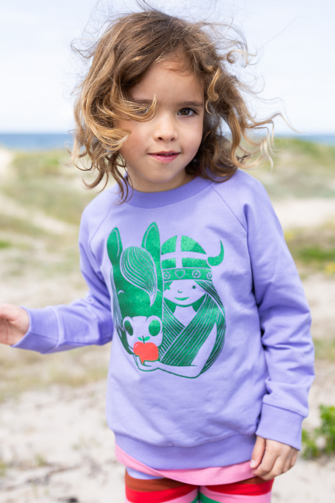 Danamerika Sweat Light Lilac IDUNN (Glitter)