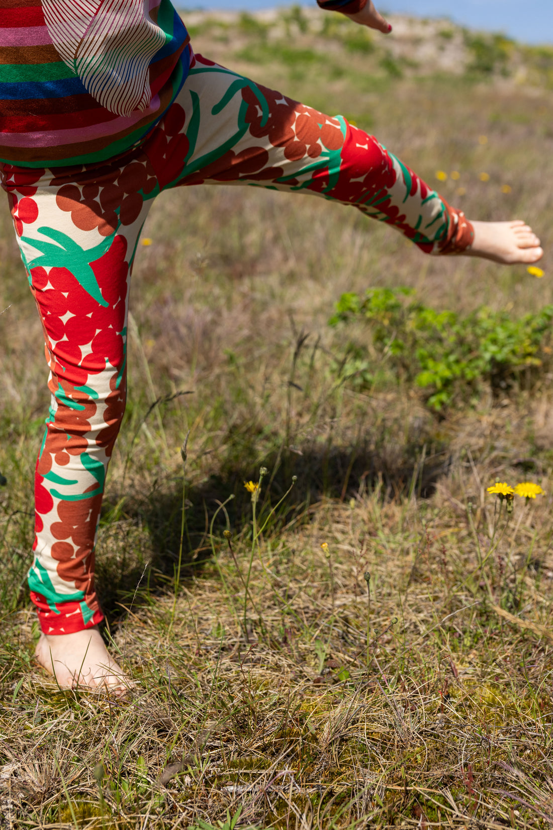 Danandrea Cotton Leggings Light Beige MAXIBERRY