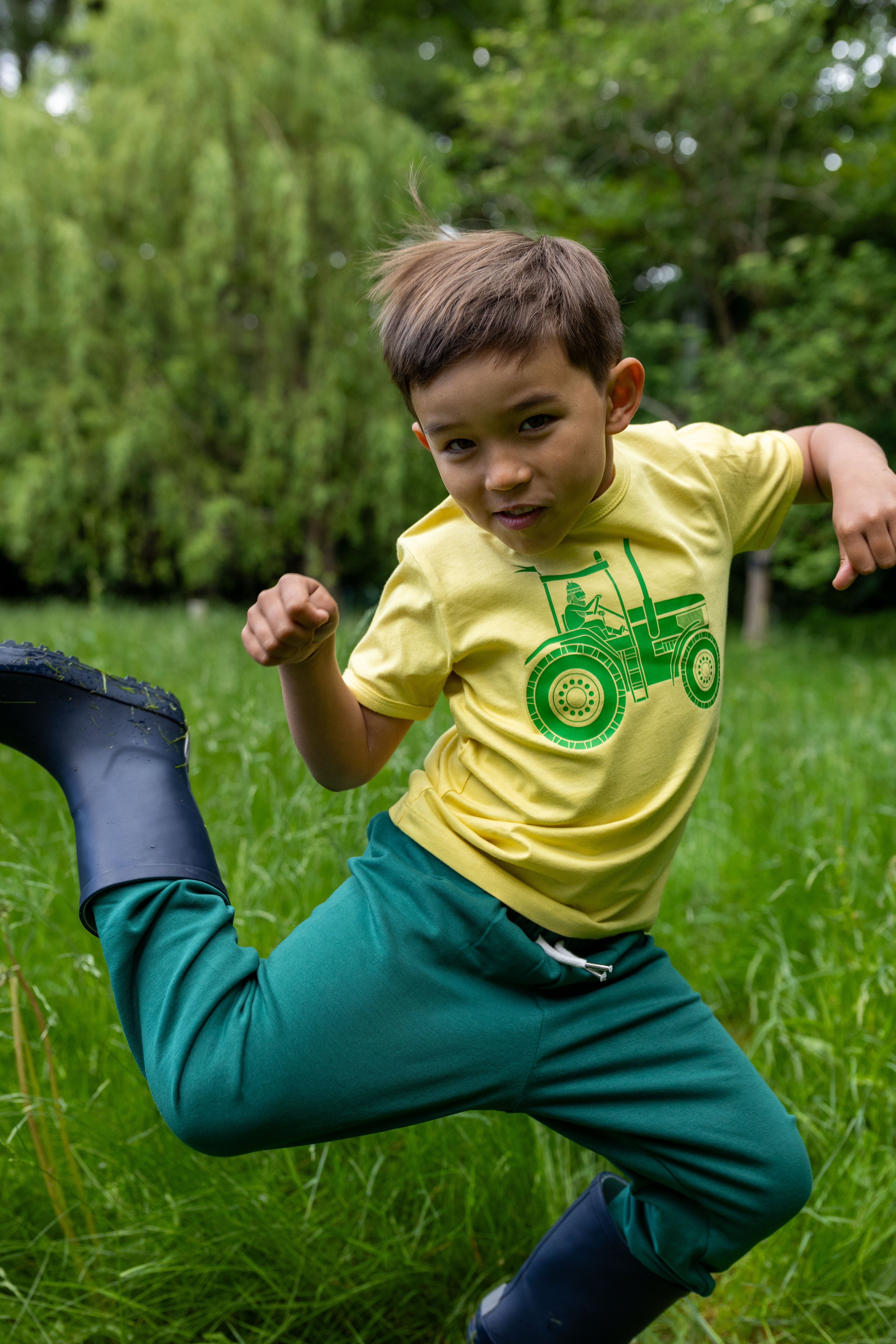 Danebasic SS Faded Yellow TRAKTHOR (Green)