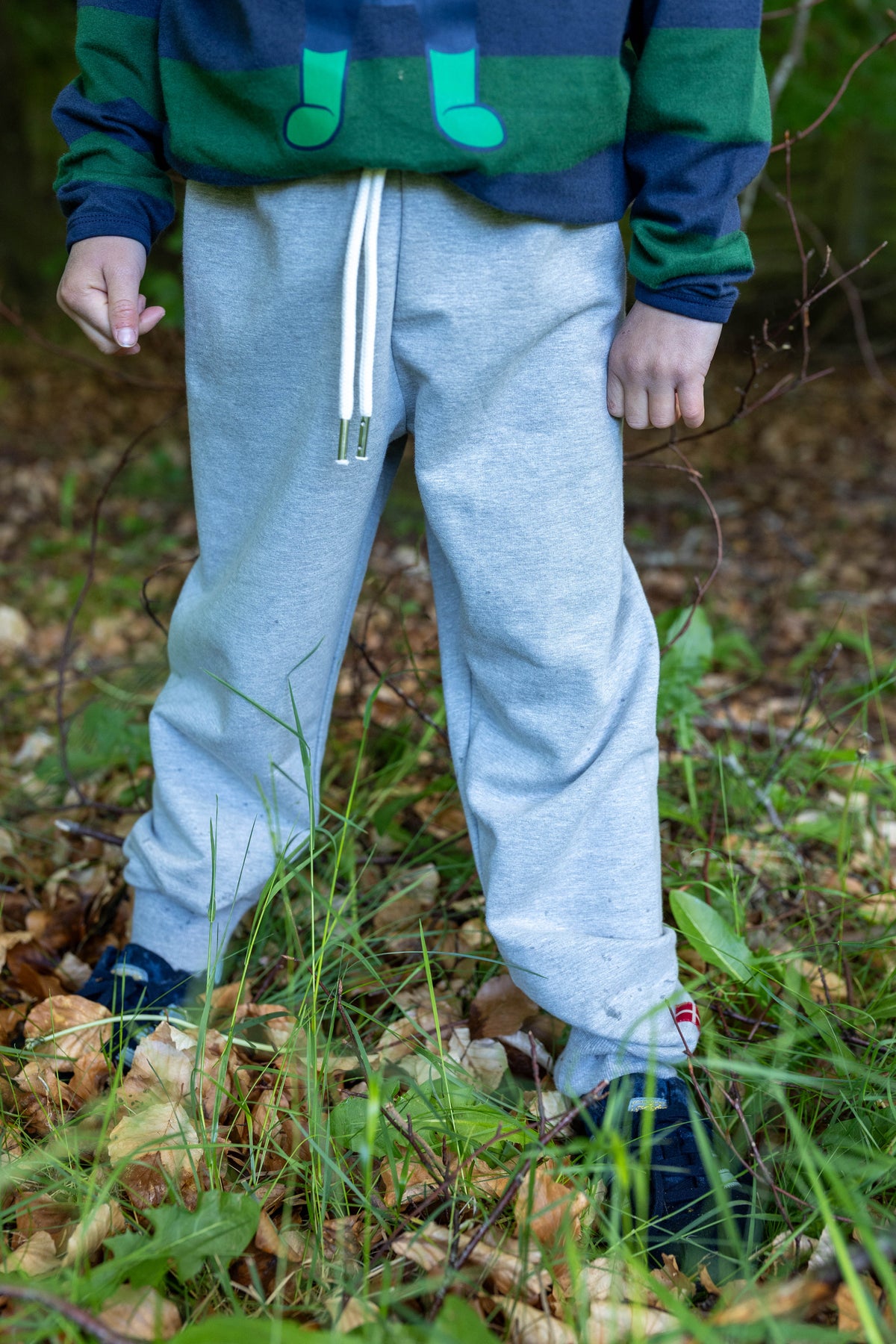 Grå joggingbukser til børn
