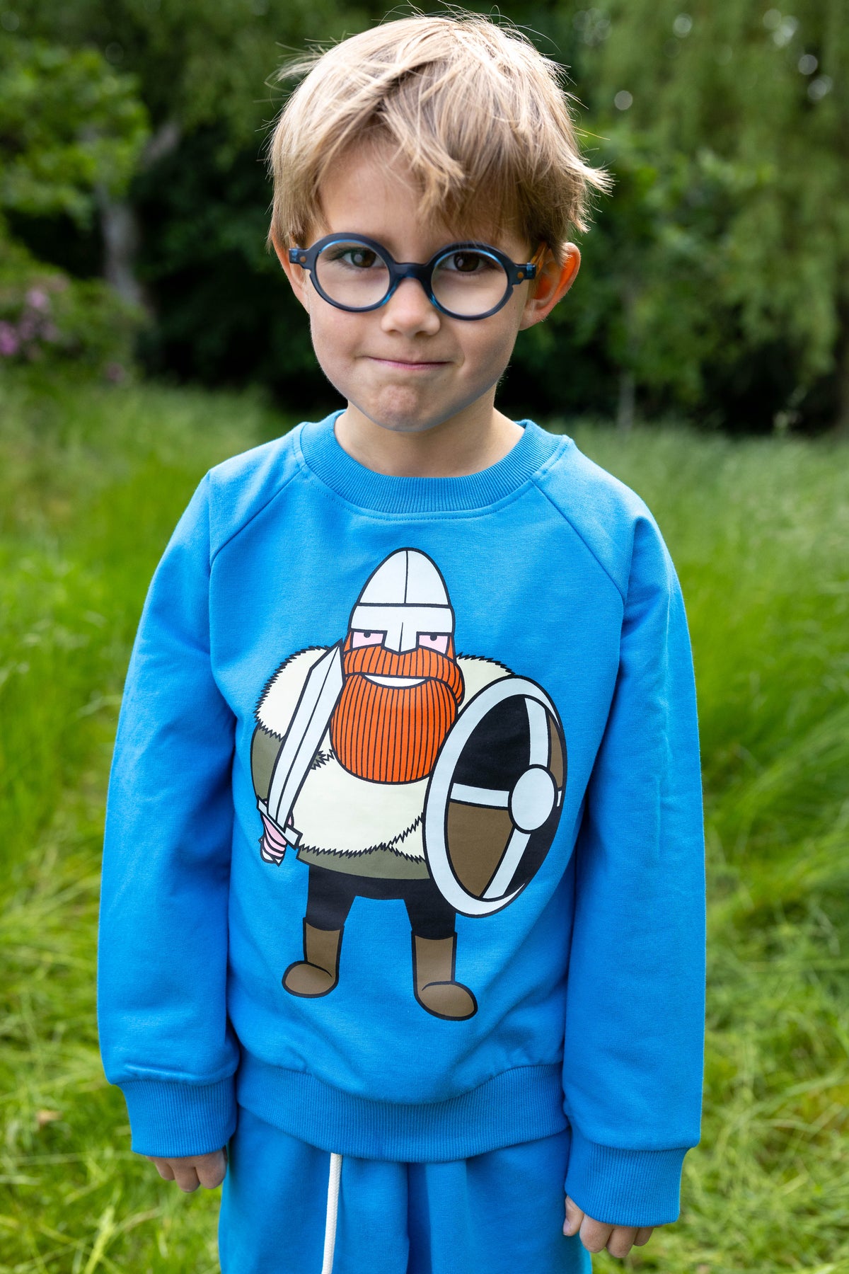 Sweater med viking til børn