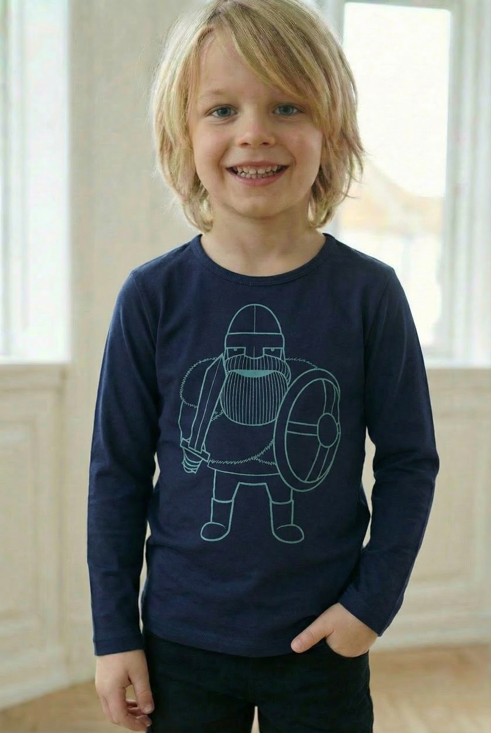 Danenorthpole T-Shirt Dk Navy RAGNAR OUTLINE