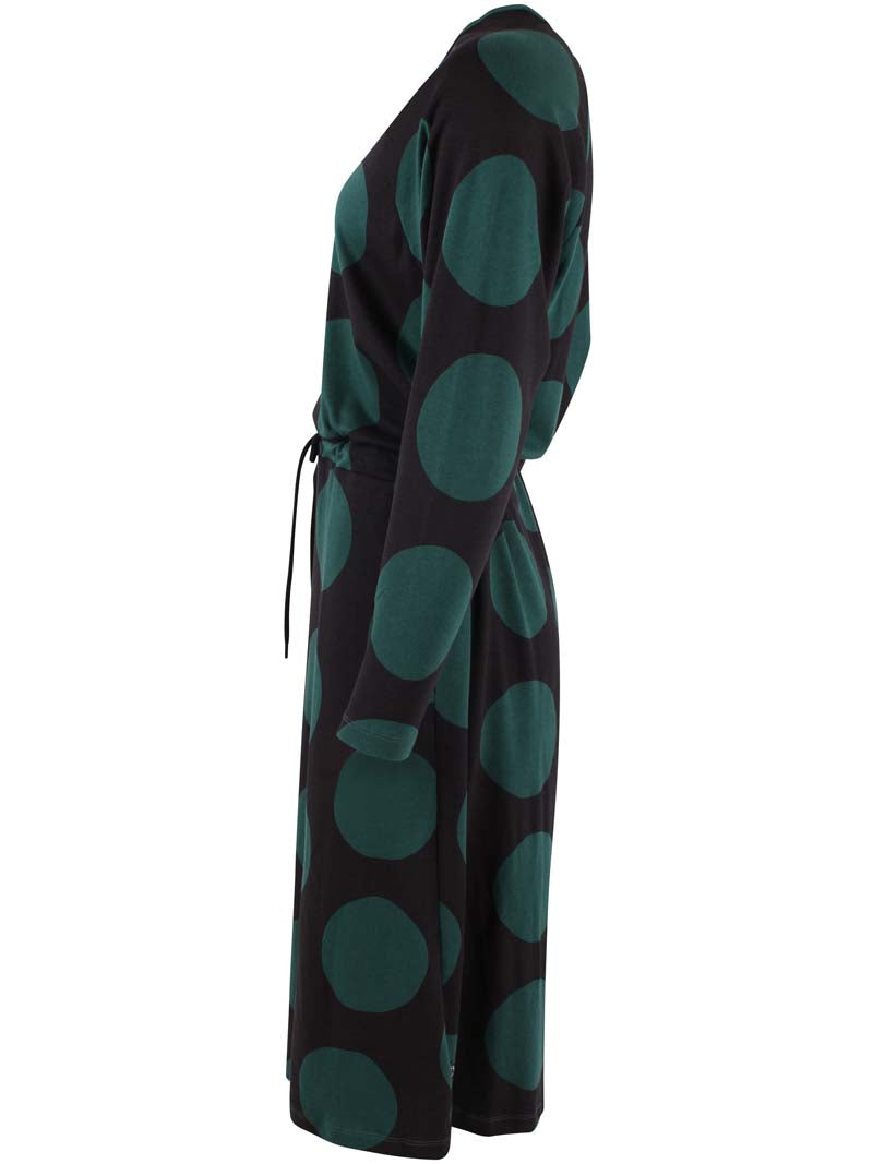 ORGANIC - Danouioui Interlock Dress Black DREAMYDOTS