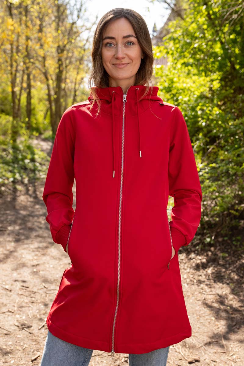 Danejane Softshell Dk Red