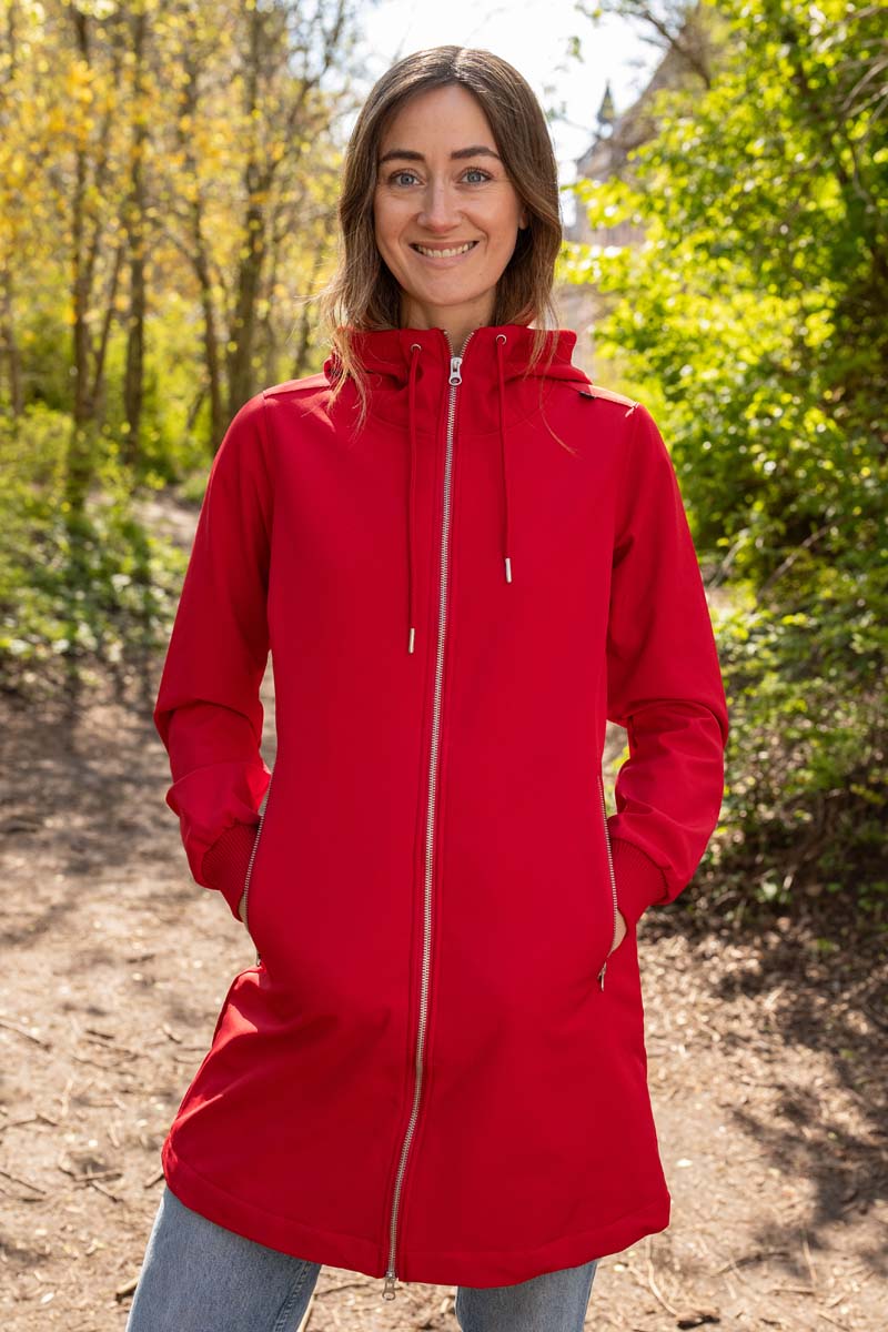 Danejane Softshell Dk Red