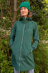 Softshell frakke til dame i khaki