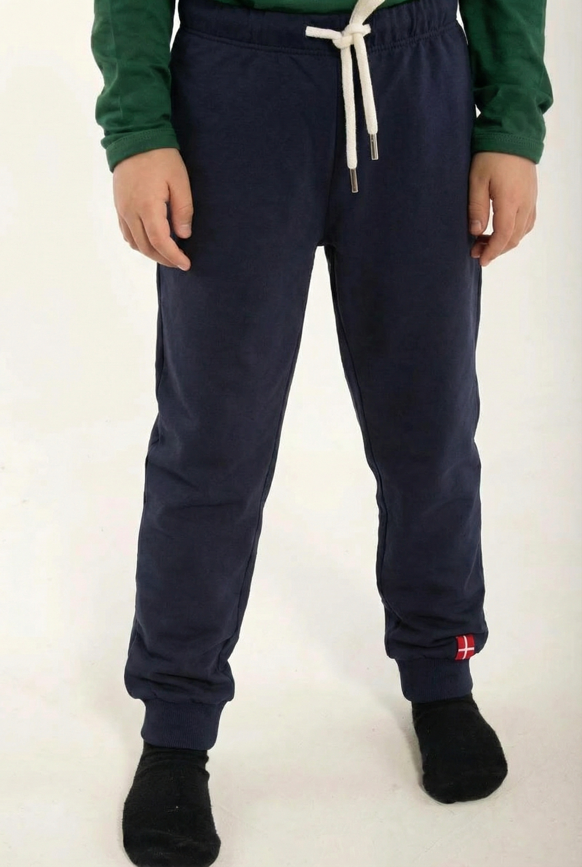Lækre navyblå sweatpants i bomuld til børn