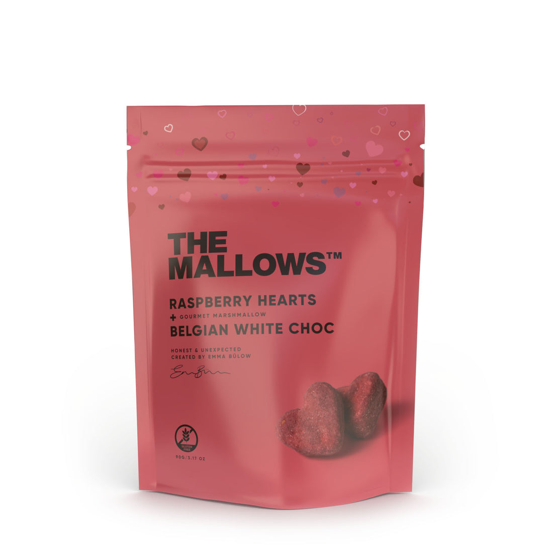 The Mallows Heart Raspberry