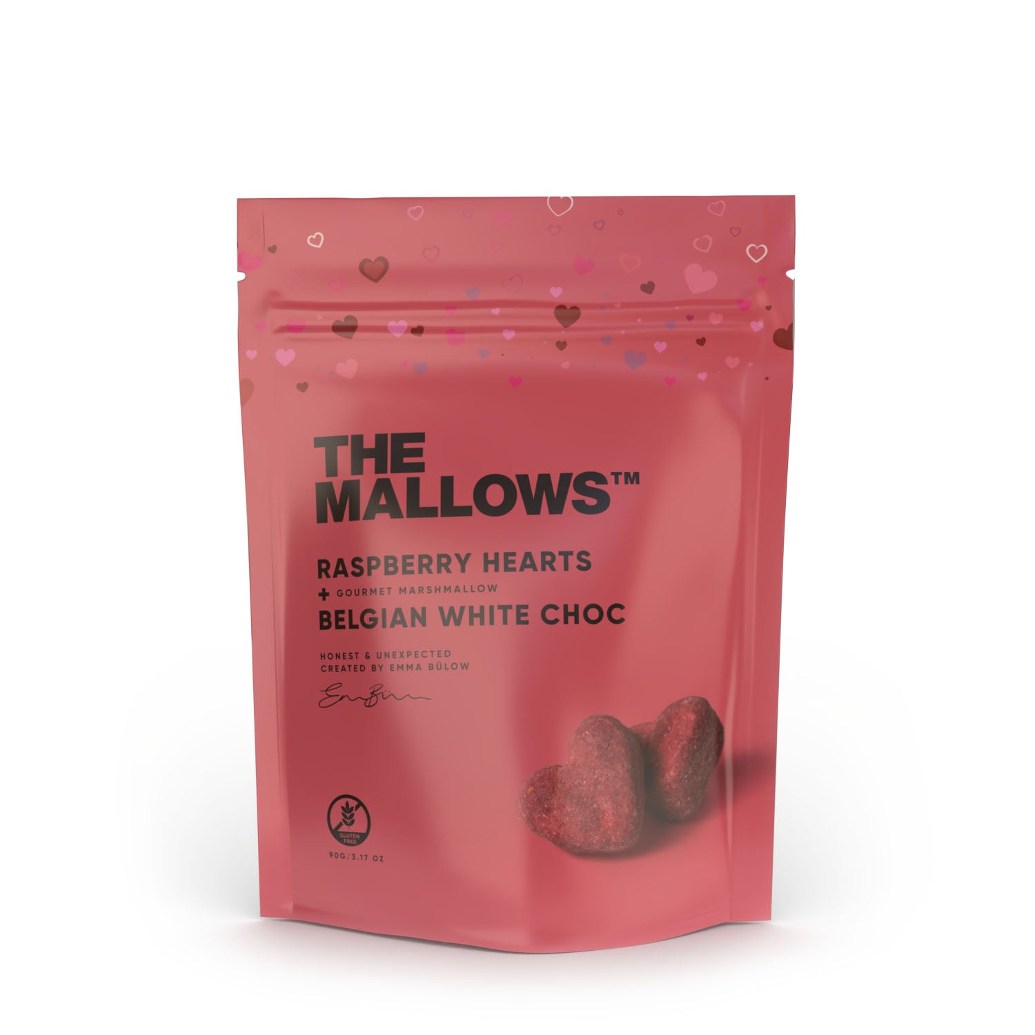 The Mallows Heart Raspberry