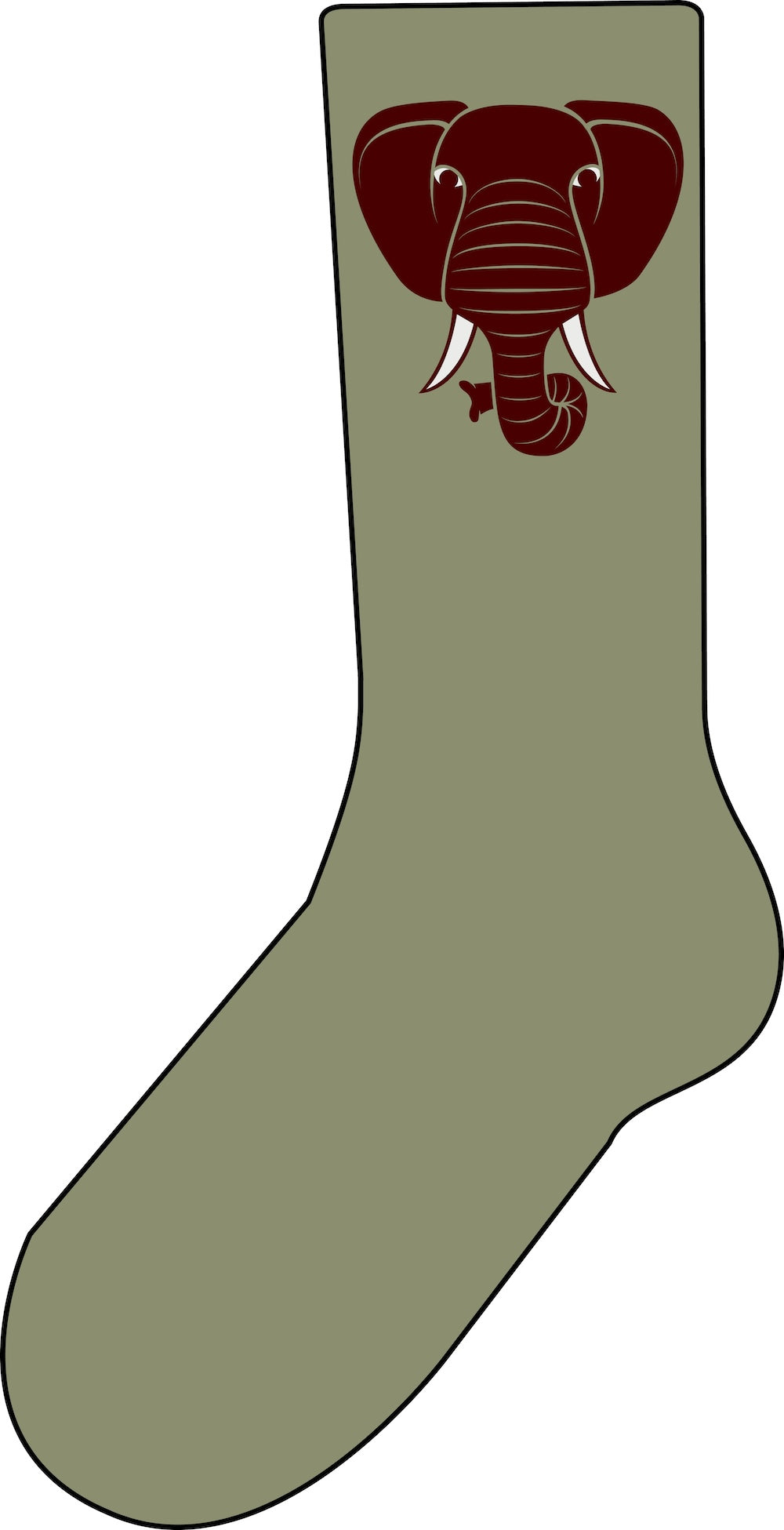 Dyrgalop Socks Sage DYREPASSER ELEFANT