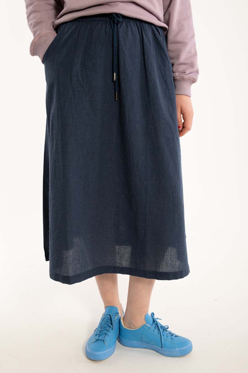 Danespresso Chambrey Skirt - Indigo