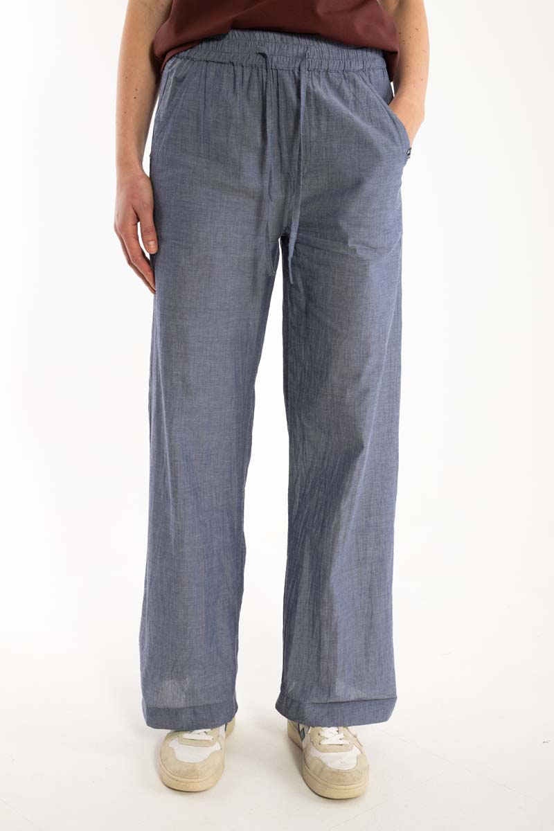 Danenynne Chambrey Pants - Denim blue