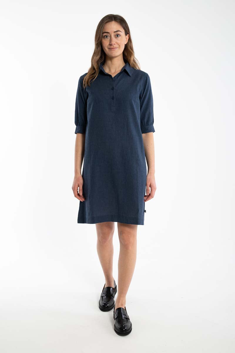 Danecarnation Chambrey Dress Indigo