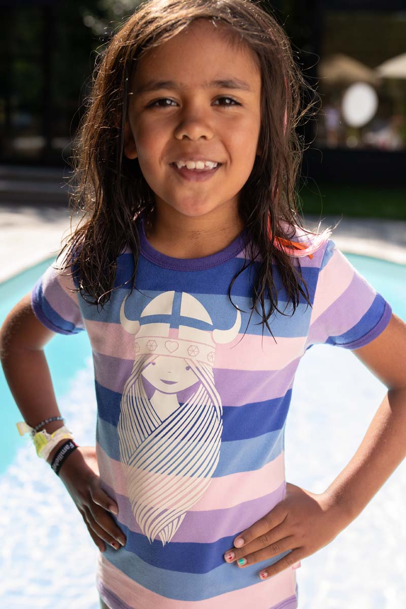 T-shirt til børn med viking