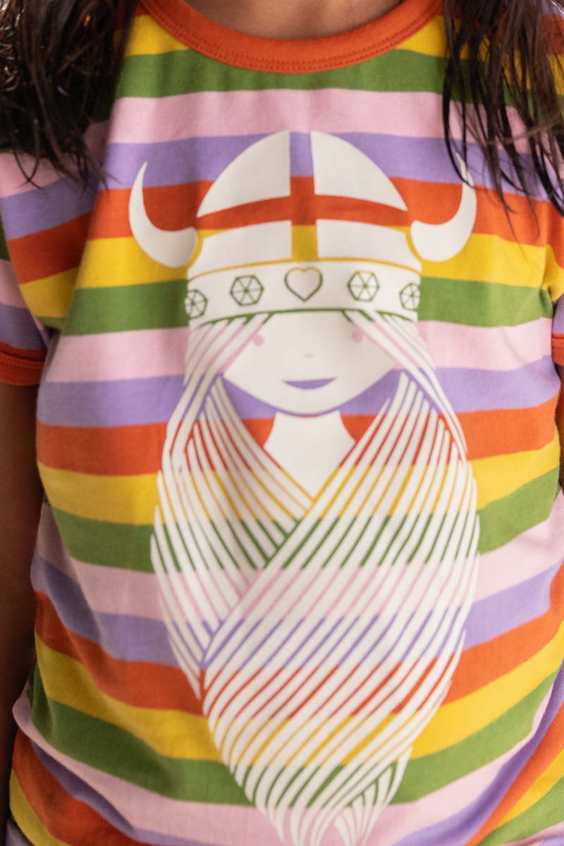 T-shirt til børn med viking